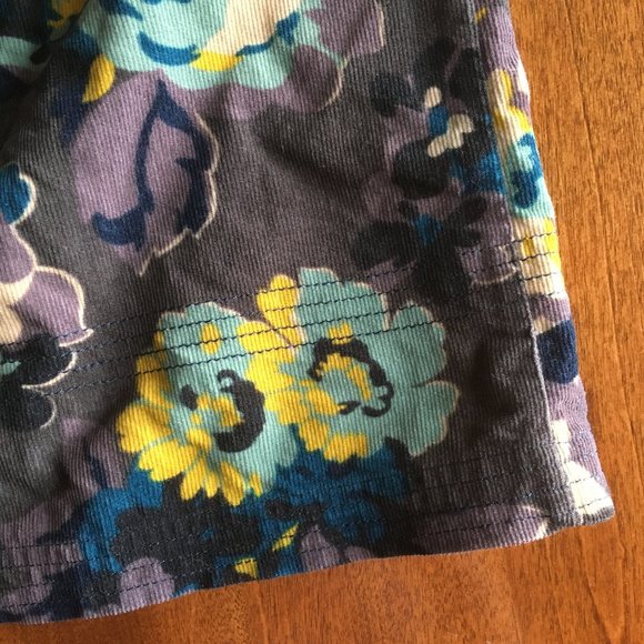 Boden corduroy floral skirt 6 - Picture 2 of 9